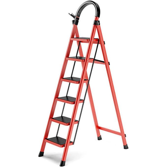 6-Step Foldable Steel Ladder Ladder