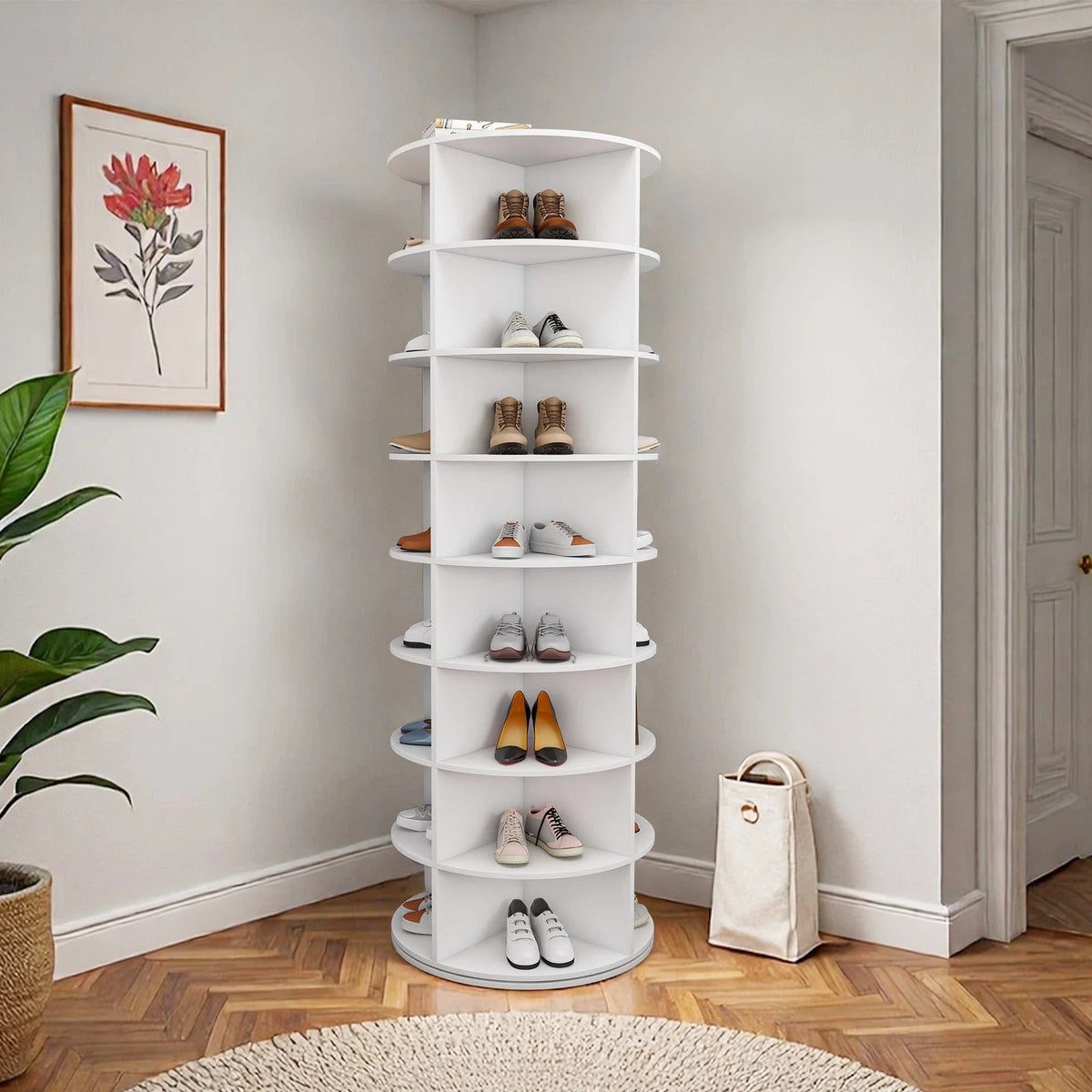 8-Tier 360 Rotating Display Rack